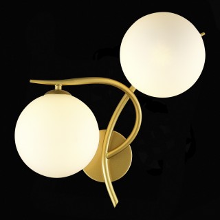 SLE2210-201-02 Бра Золотой/Белый G9 2*5W ARTU-foto3