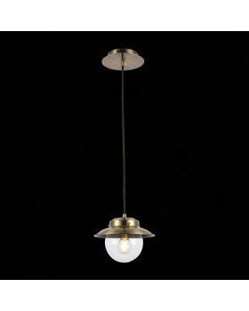 SLE110103-01 Светильник подвесной Античная бронза/Прозрачный E14 1*40W GARONNI-foto3