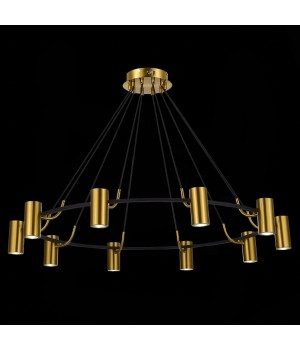 SL1215.403.10 Светильник подвесной ST-Luce Черный, Латунь/Латунь GU10 10*5W 4000K TALIA-foto4