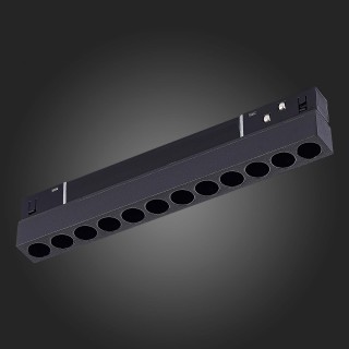 ST806.436.12 Магнитный трековый светильник Черный LED 1*12W 3000K 550Lm Ra>90 36° IP20 L220xW22xH44 48VV SKYLINE 48-foto3