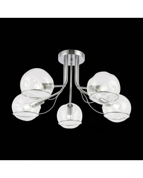 SLE102502-05 Люстра потолочная Хром/Прозрачный E14 5*40W BACA-foto4