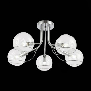 SLE102502-05 Люстра потолочная Хром/Прозрачный E14 5*40W BACA-foto4