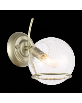 SL1136.201.01 Бра Шампань/Прозрачный,С пузырьками воздуха E14 1*40W RESCHEZA-foto4