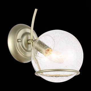 SL1136.201.01 Бра Шампань/Прозрачный,С пузырьками воздуха E14 1*40W RESCHEZA-foto4