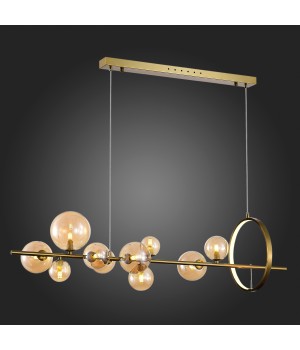 SL1165.323.15 Светильник подвесной ST-Luce Бронза/Коньячный G4 10+1*5W 4000K NECTON-foto5