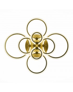 SLE500522-08 Светильник потолочный Золотистый/Белый LED 1*212W 3000-6000K CERINA-foto5