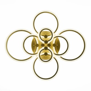 SLE500522-08 Светильник потолочный Золотистый/Белый LED 1*212W 3000-6000K CERINA-foto5