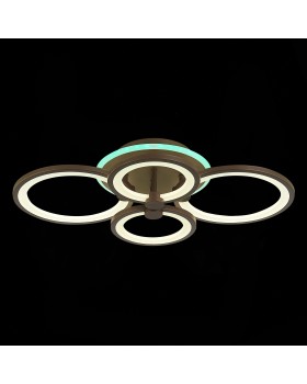 SLE200372-04RGB Светильник потолочный Кофейный/Белый LED 1*100W RGB 8W 3000-6000K LETO-foto8