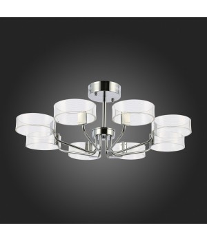 SLE283102-08 Люстра потолочная Хром/Белый LED 8*8W 3000K SOLLA-foto8