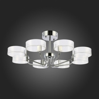 SLE283102-08 Люстра потолочная Хром/Белый LED 8*8W 3000K SOLLA-foto8