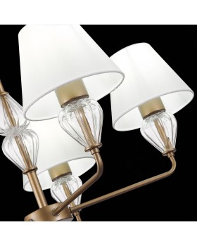 SLE107423-05 Люстра подвесная Золотистый/Белый E14 5*60W DALIDA-foto6