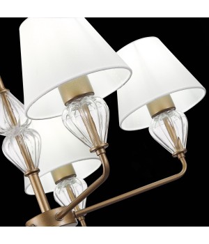 SLE107423-05 Люстра подвесная Золотистый/Белый E14 5*60W DALIDA-foto6