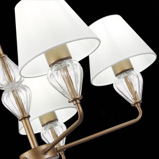 SLE107423-05 Люстра подвесная Золотистый/Белый E14 5*60W DALIDA-foto6