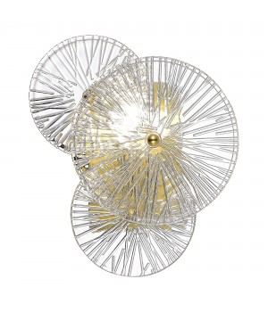 SL1657.201.01 Бра ST-Luce Золотистый/Прозрачный E14 1*40W FLERO-foto4