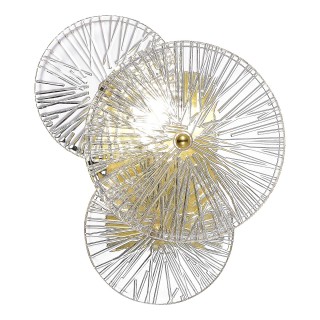 SL1657.201.01 Бра ST-Luce Золотистый/Прозрачный E14 1*40W FLERO-foto4