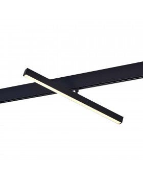 ST802.436.12 Магнитный трековый светильник Черный LED 1*12W 3000K 700Lm Ra>90 120° IP20 L405xW22,5xH92 48VV SKYLINE 48-foto3