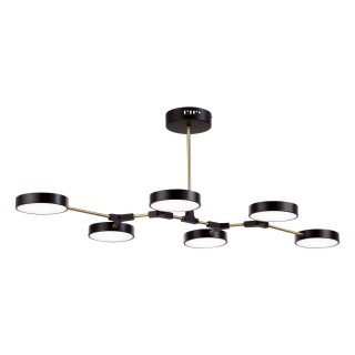 SLE6004-402-06 Светильник потолочный Черный/Черный LED 6*10W MONTA-foto3