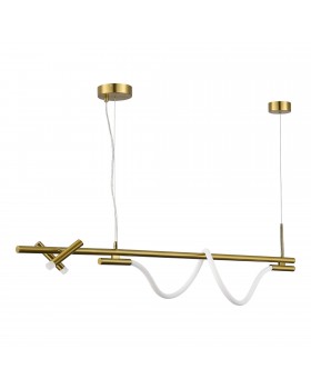 SL6118.303.03 Светильник подвесной ST-Luce Латунь/Латунь LED 2+1*3+11W 4000K MARLOW-foto2