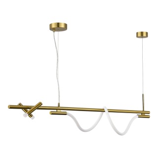 SL6118.303.03 Светильник подвесной ST-Luce Латунь/Латунь LED 2+1*3+11W 4000K MARLOW-foto2