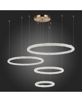 SL6110.203.04 Люстра подвесная ST-Luce Золотистый/Прозрачный LED 4*42W 3000 - 6500K AVANA-foto7