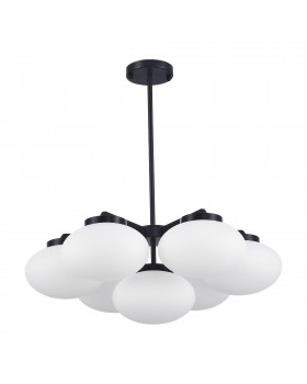 SL1503.403.07 Люстра подвесная ST-Luce Черный/Белый E27 7*40W MODICA-foto2