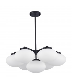 SL1503.403.07 Люстра подвесная ST-Luce Черный/Белый E27 7*40W MODICA-foto2