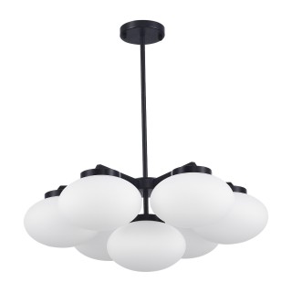 SL1503.403.07 Люстра подвесная ST-Luce Черный/Белый E27 7*40W MODICA-foto2