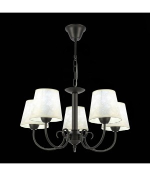 SLE120303-05 Светильник подвесной Темно-серый/Бежевый E14 5*40W RIMENTO-foto4