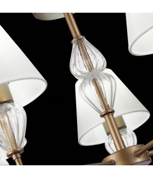 SLE107423-05 Люстра подвесная Золотистый/Белый E14 5*60W DALIDA-foto7