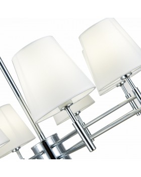 SLE105453-05 Светильник подвесной Хром/Белый E14 5*40W LAGORO-foto3