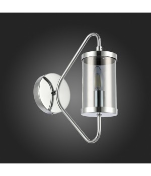 SLE102301-01 Бра Хром/Дымчатый E14 1*40W VALIERI-foto6