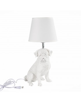 SLE115224-01 Прикроватная лампа Белый, Хром/Белый E27 1*40W NARNI-foto2