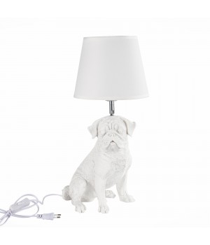 SLE115224-01 Прикроватная лампа Белый, Хром/Белый E27 1*40W NARNI-foto2