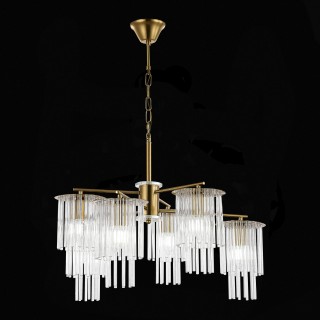 SLE1122-303-06 Светильник подвесной Латунь/Прозрачный E14 6*40W LYNDEN-foto4