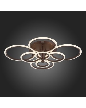 SLE500572-08 Светильник потолочный Кофейный/Белый LED 1*212W 3000-6000K CERINA-foto8