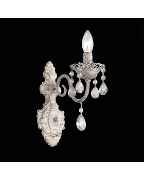 SL139.501.01 Бра Слоновая кость, Золото/Прозрачный E14 1*40W SPLENDI-foto2