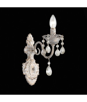 SL139.501.01 Бра Слоновая кость, Золото/Прозрачный E14 1*40W SPLENDI-foto2