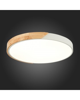 SLE200952-01 Светильник потолочный Белый, Светлое дерево/Белый LED 1*45W 3000K/4000K/6000K FESTA-foto5