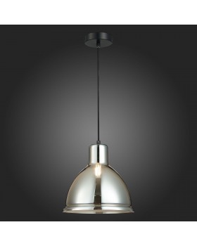 SLE114713-01 Люстра подвесная Черный/Хром E27 1*60W Bacchi-foto5