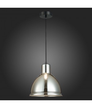 SLE114713-01 Люстра подвесная Черный/Хром E27 1*60W Bacchi-foto5