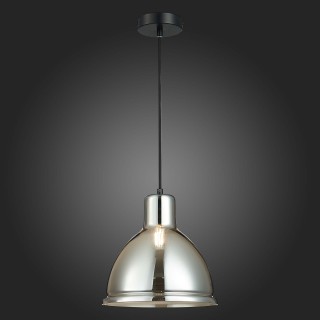 SLE114713-01 Люстра подвесная Черный/Хром E27 1*60W Bacchi-foto5