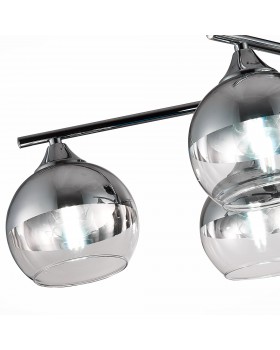 SLE106502-08 Светильник потолочный Черный, Хром/Хром, Прозрачный E27 8*60W GOCIA-foto3