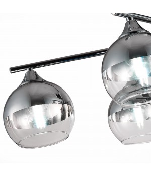 SLE106502-08 Светильник потолочный Черный, Хром/Хром, Прозрачный E27 8*60W GOCIA-foto3