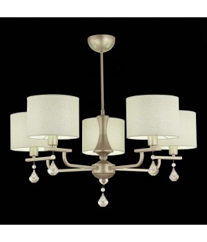 SLE107703-05 Люстра подвесная Шампань/Светло-бежевый E14 5*40W ELIDA-foto9