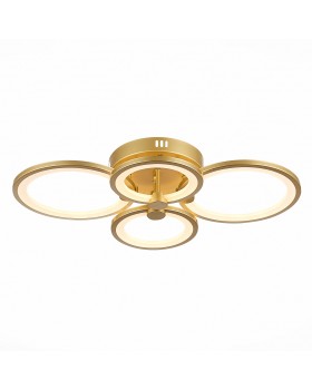 SLE200322-04 Светильник потолочный Золотистый/Белый LED 1*100W 3000-6000K LETO