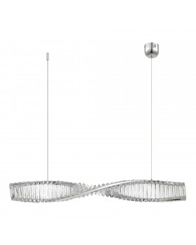 SL6205.113.01 Светильник подвесной ST-Luce Хром/Прозрачный LED 1*21W 3000K ELICA-foto2