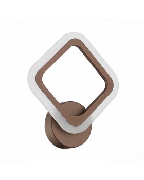 SLE500171-01 Бра Кофейный/Белый LED 1*16W 3000K/4000K/6000K SAMURO-foto3