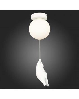 SLE115402-01 Светильник потолочный Белый/Белый G9 1*40W MODENA-foto4