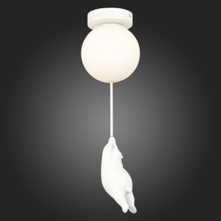 SLE115402-01 Светильник потолочный Белый/Белый G9 1*40W MODENA-foto4