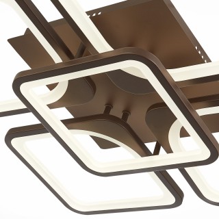 SLE500472-05 Светильник потолочный Кофейный/Белый LED 1*170W 3000-6000K VALIA-foto5